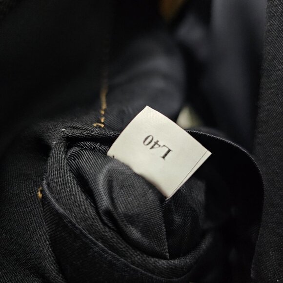 Jones New York 40L Black Solid 3-Button Sport Coat Blazer Jacket B781 - Picture 11 of 11